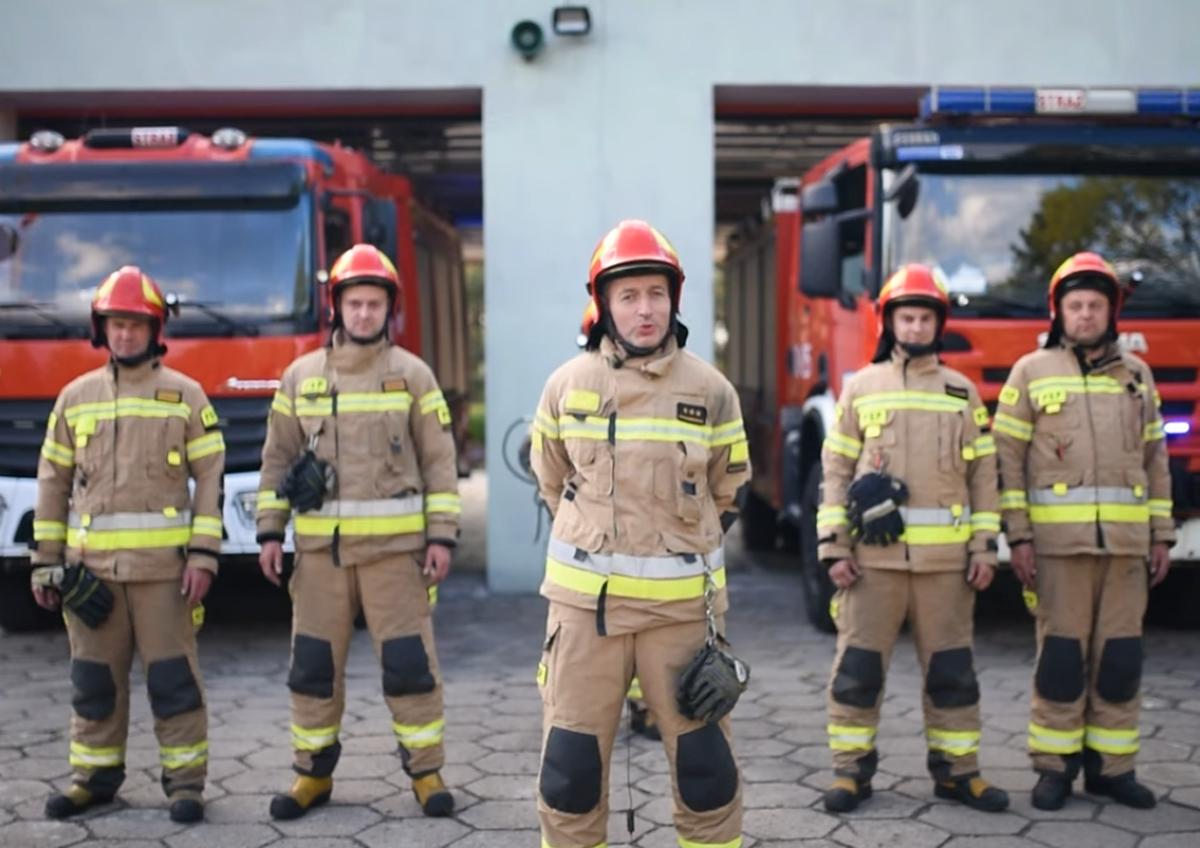 Strażacy wyjechali specjalnie dla Ani