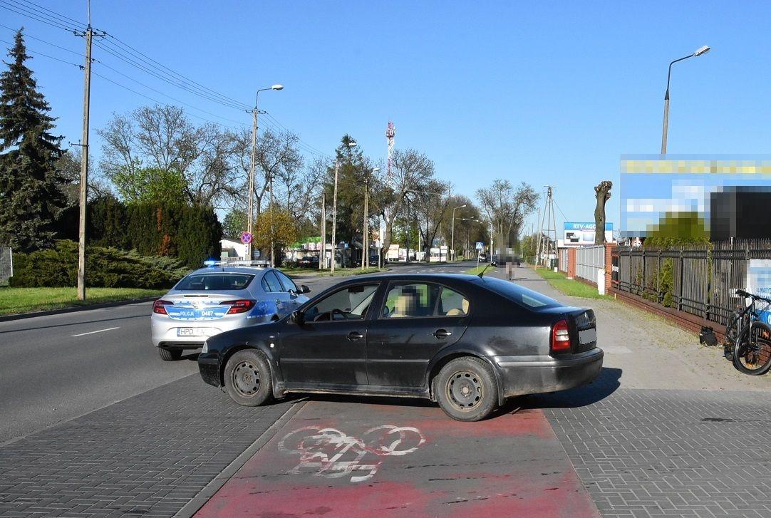 Nie ustąpił pierwszeństwa. Potrącił rowerzystę