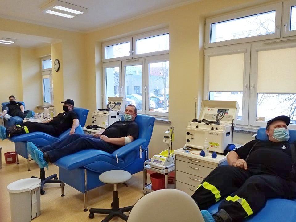 OSP Dołha oddała krew 