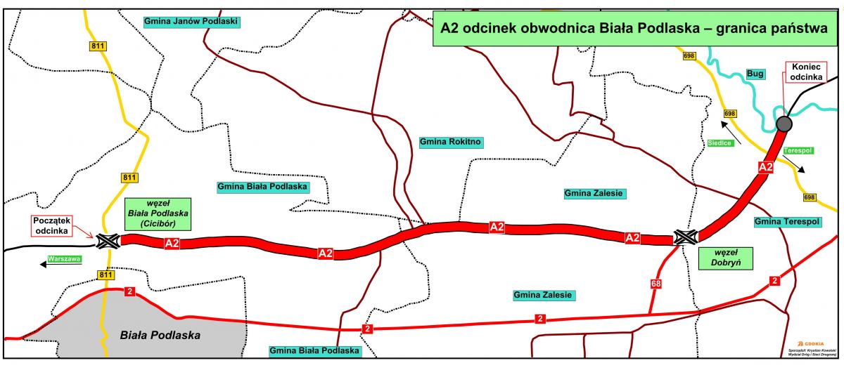 Szukają projektantów autostrady od Białej Podlaskiej do granicy