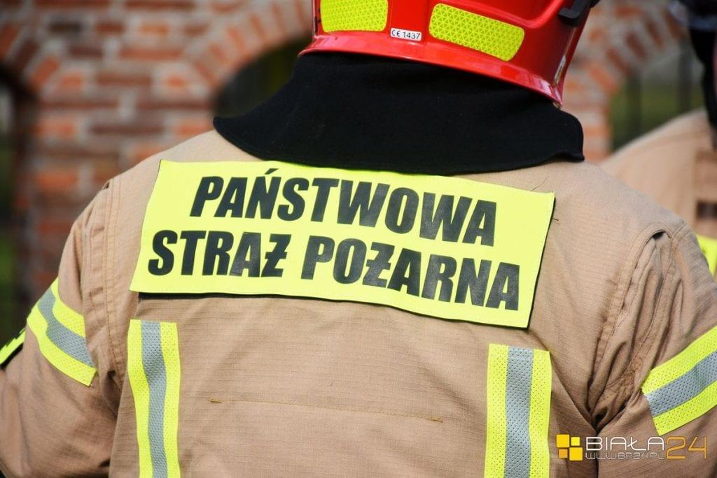 Pożar grobu na cmentarzu na Janowskiej