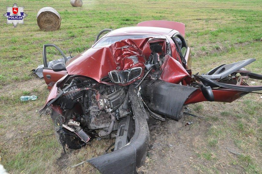 Wyprzedzał ciężarówkę. Zginął na miejscu
