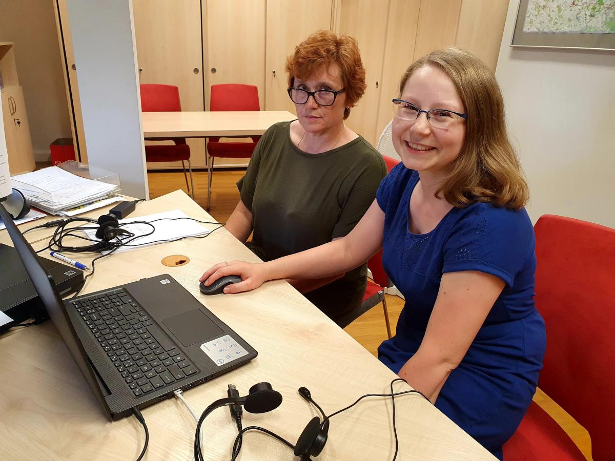 Bibliotekarze spotkali się online