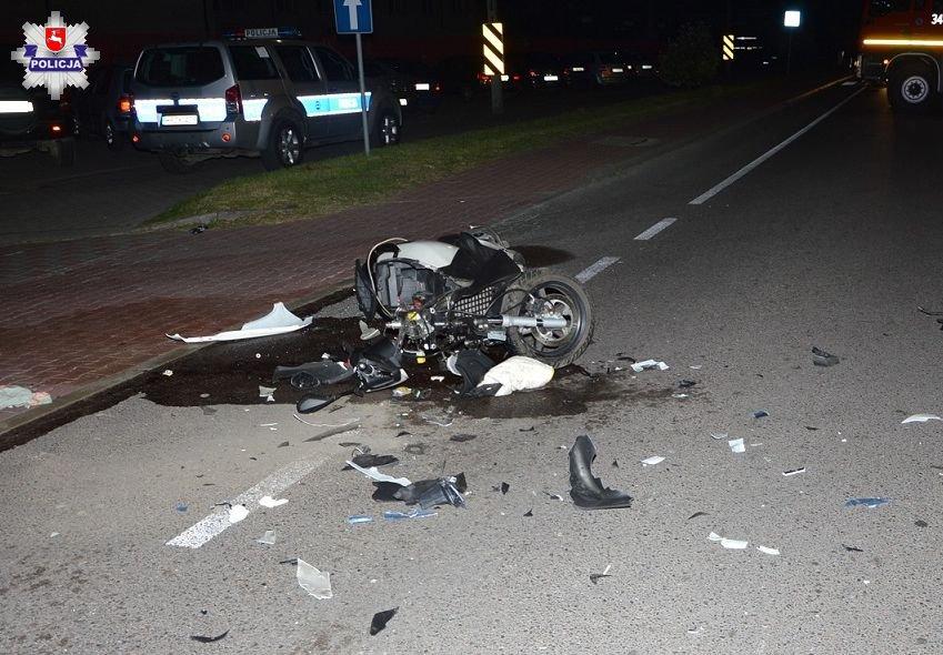 Nie ustąpił pierwszeństwa. Motocyklista zginął na miejscu
