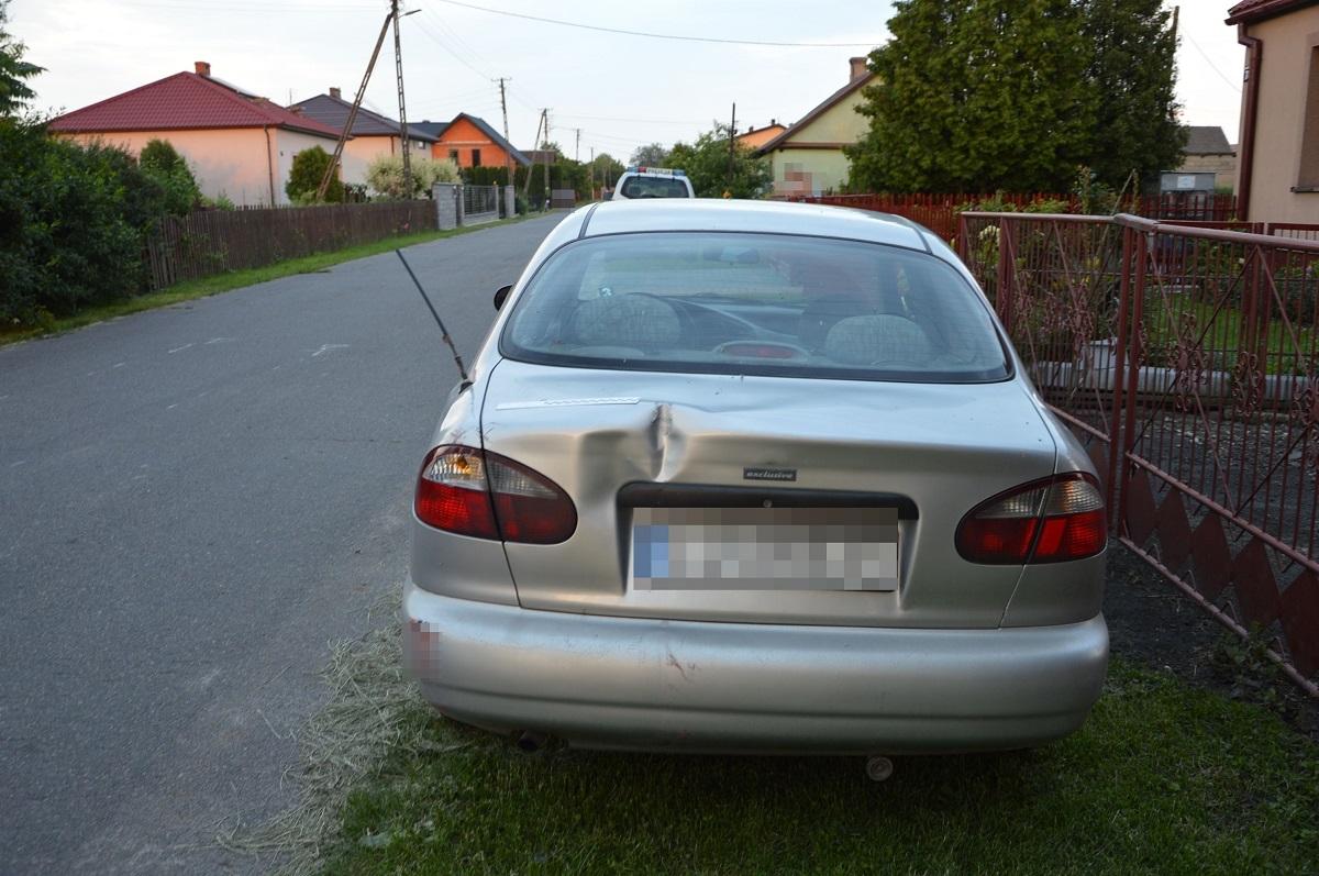 Pijany spowodował wypadek. Piesza trafiła do szpitala