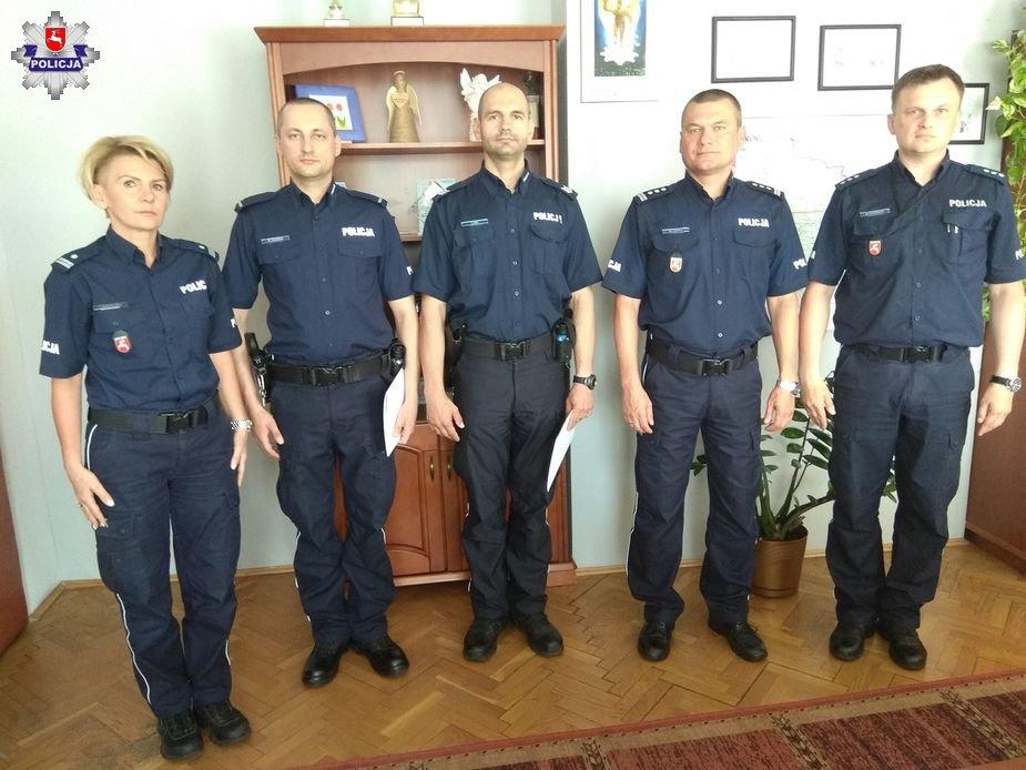 Komendant podziękował im za zasługi