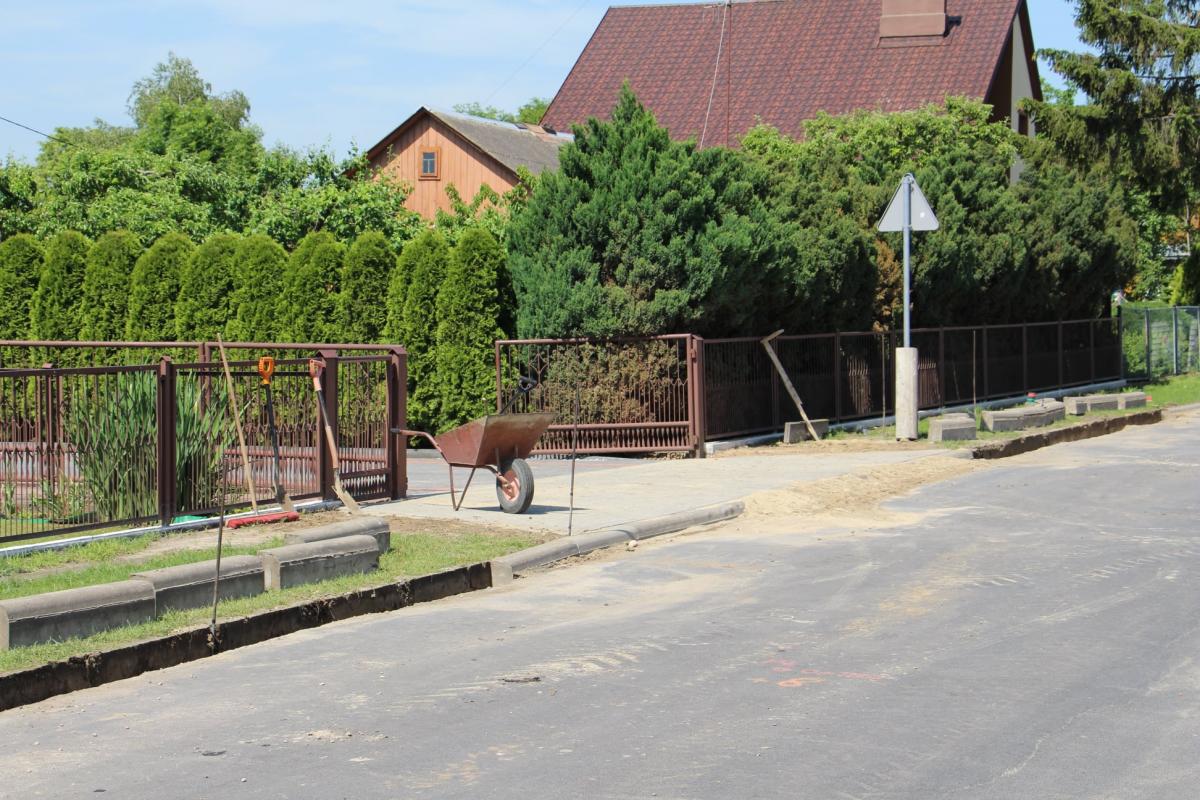 Ponad kilometr nowej drogi w gminie Wisznice