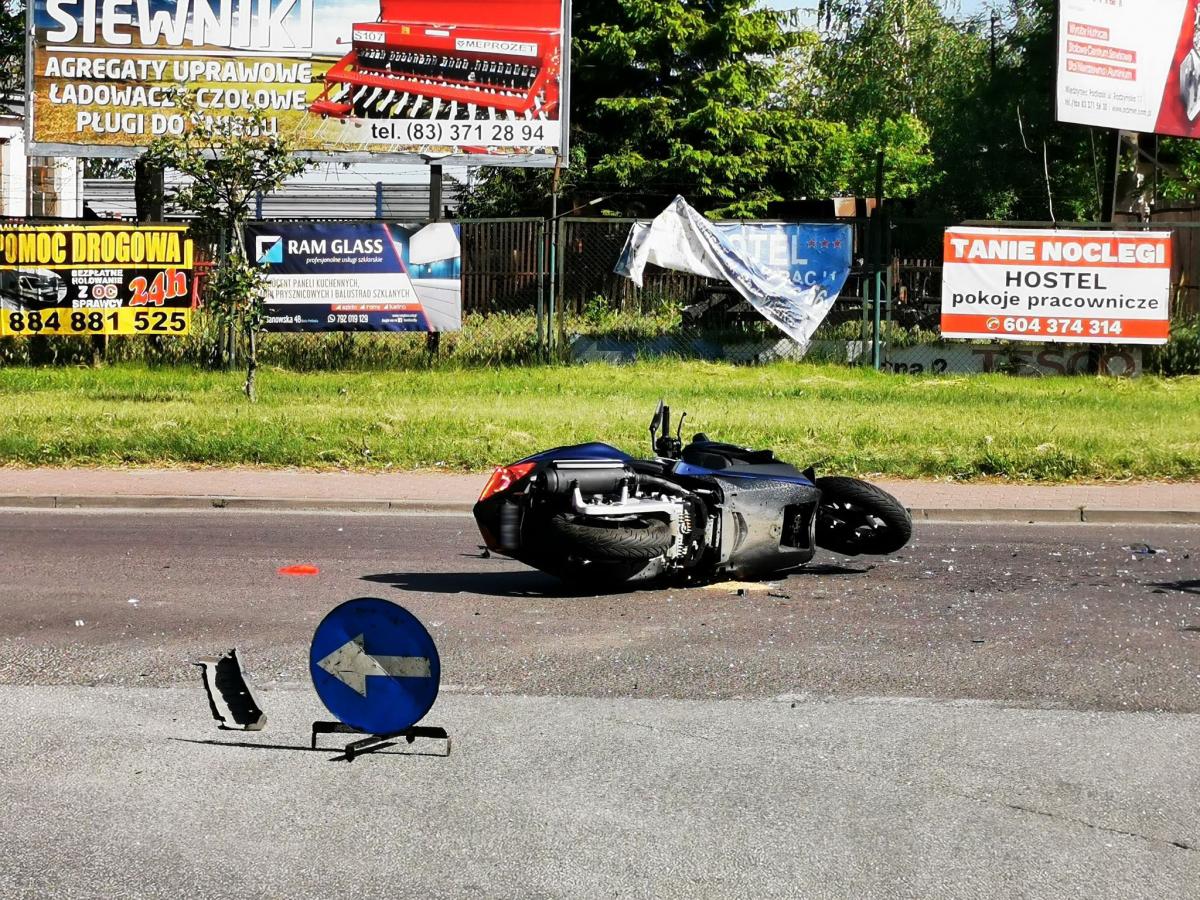Sprawca kolizji uciekł. Policja ustala okoliczności