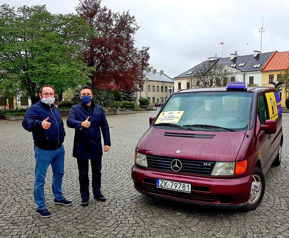 Dzięki bialczanom respirator trafił do miasta