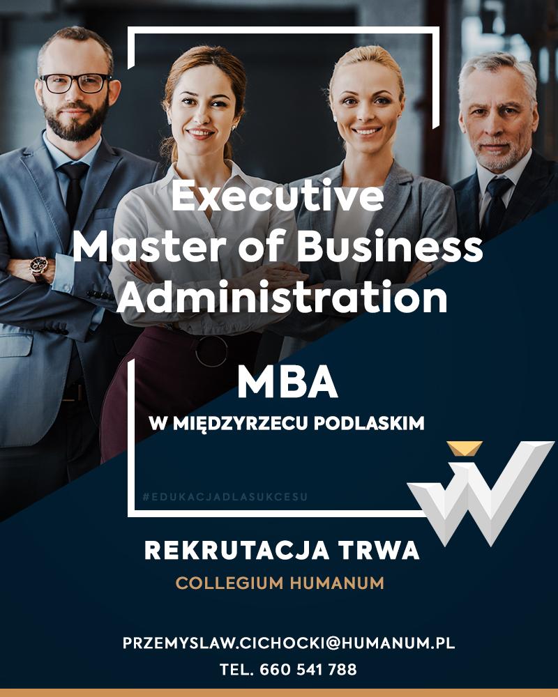 Trwają zapisy na roczne studia MBA w Międzyrzecu Podlaskim.