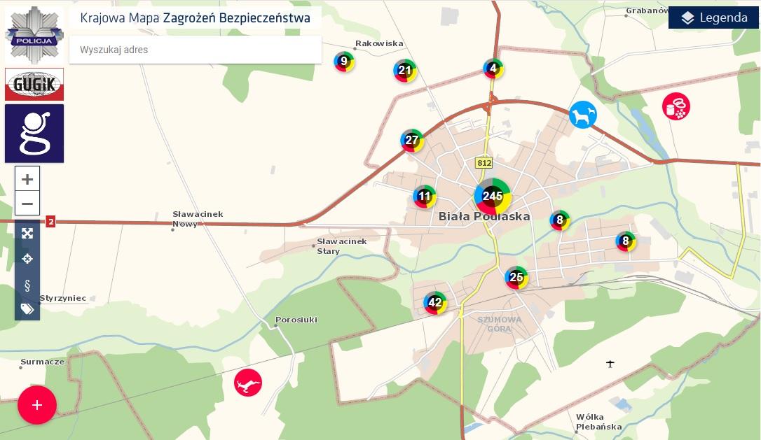 Komenda szuka hasła promującego Mapę Zagrożeń Bezpieczeństwa