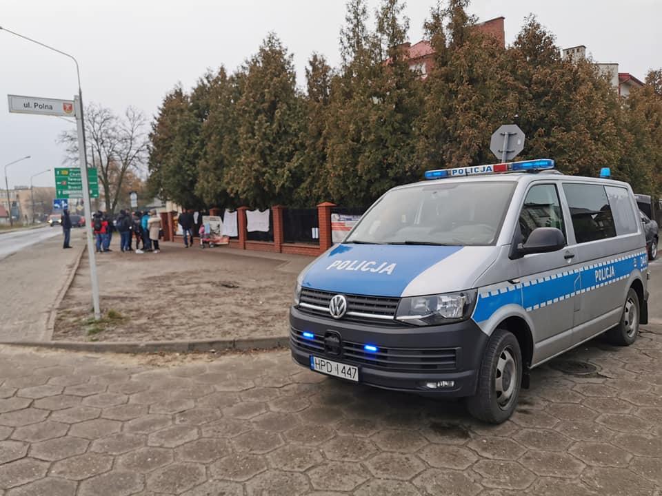 Prezes nie chciała rozmawiać to wezwała na protestujących policję