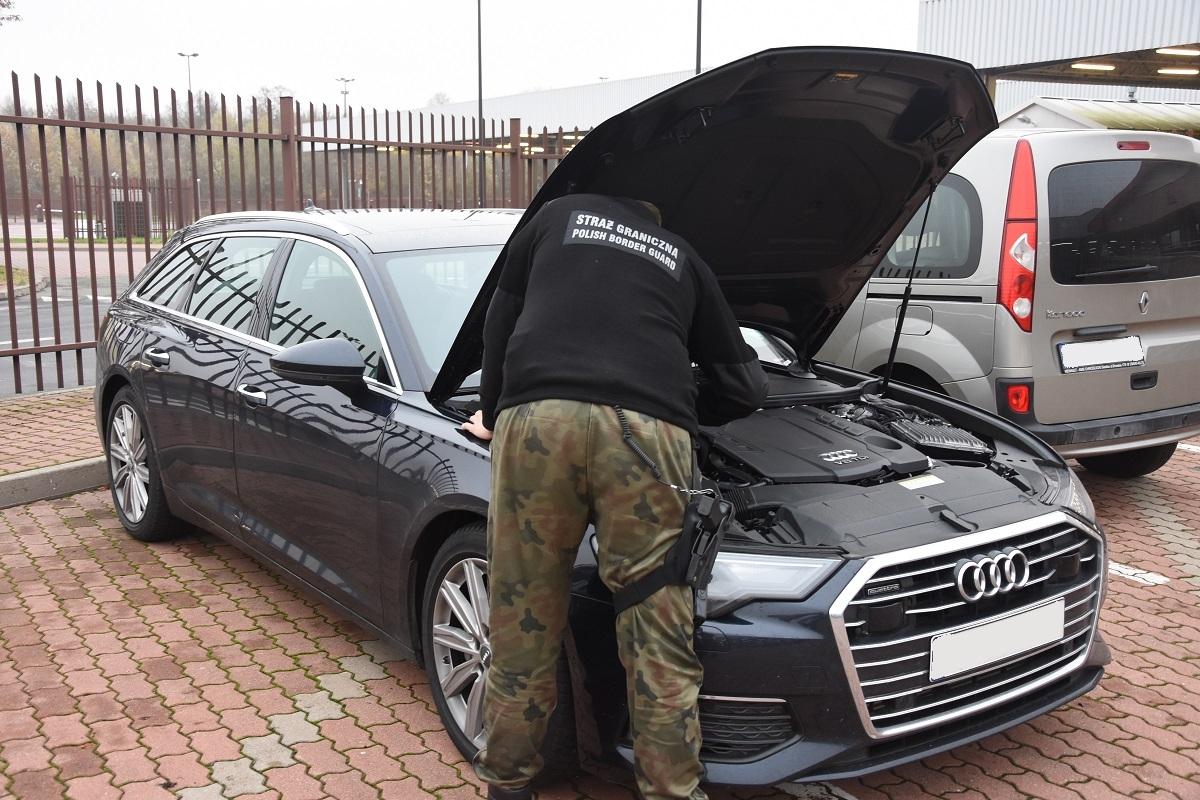 Kradzione Audi przejechało całą Polskę
