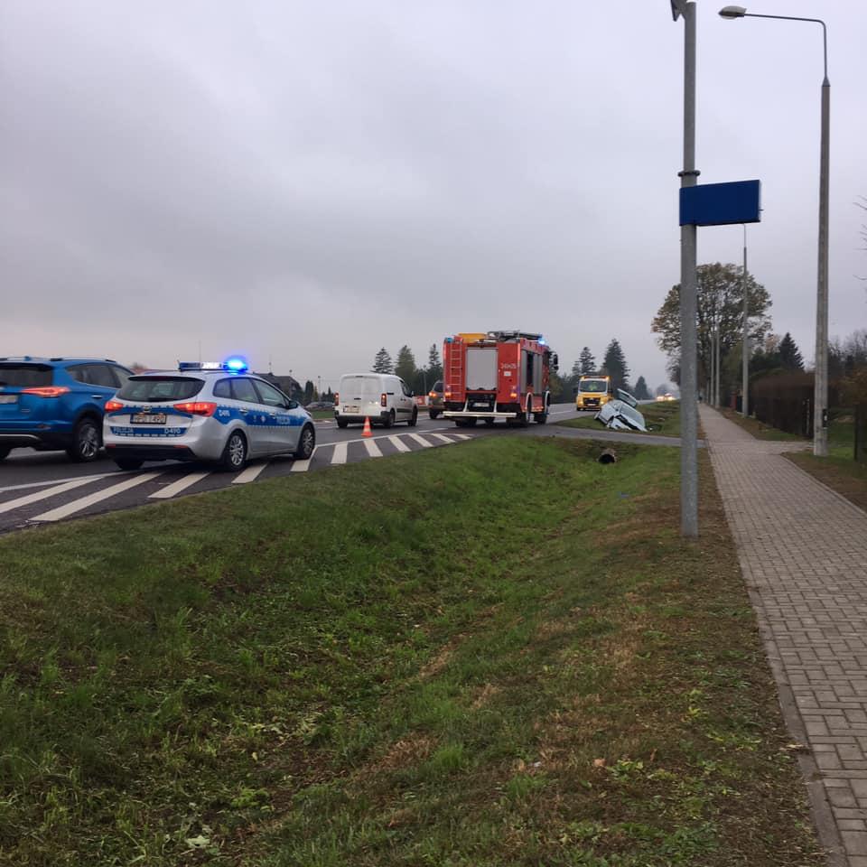 Jedna osoba w szpitalu. Kobieta zajechała drogę kobiecie