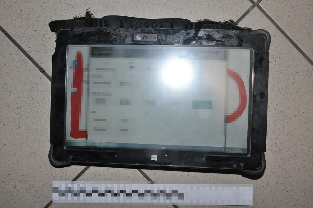 Ukradł tablet załodze pogotowia