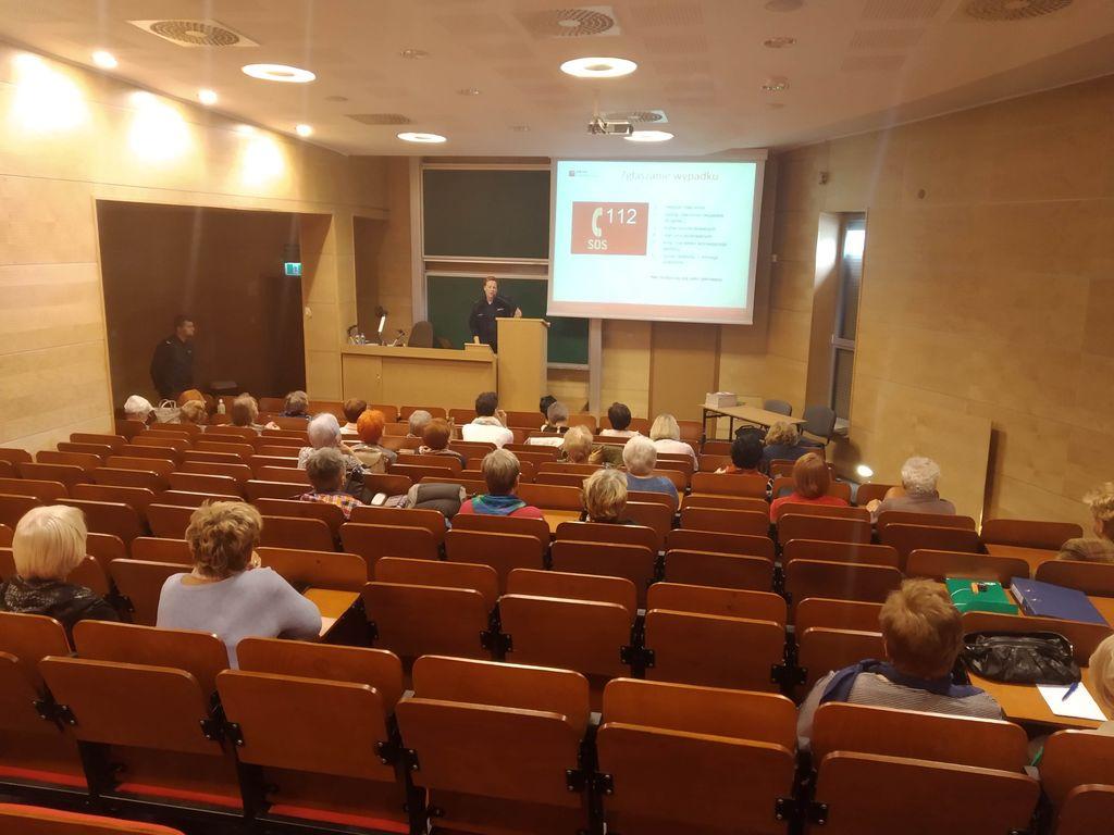Spotkali się ze studentami Trzeciego Wieku