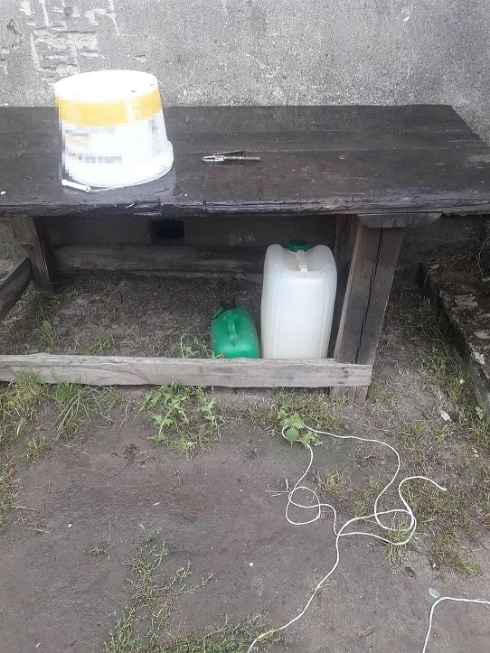 Kradł benzynę z plantacji borówki