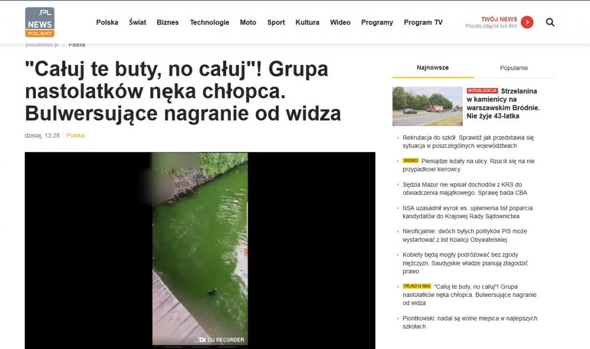 "Całuj te buty, no całuj". Nękali chłopaka, wśród sprawców może być mieszkaniec Białej Podlaskiej
