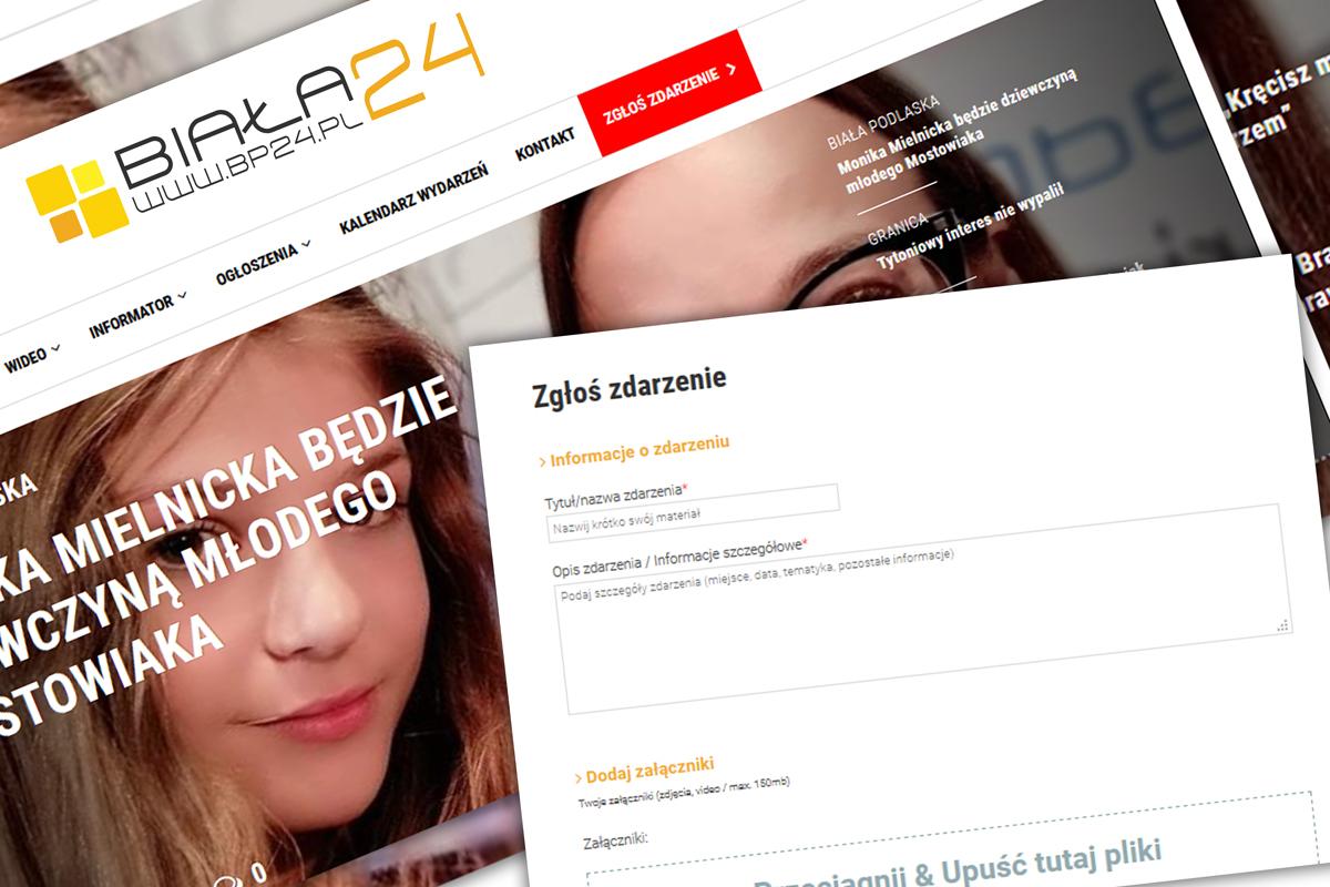 Zgłoś zdarzenie. Czekamy na Wasze materiały