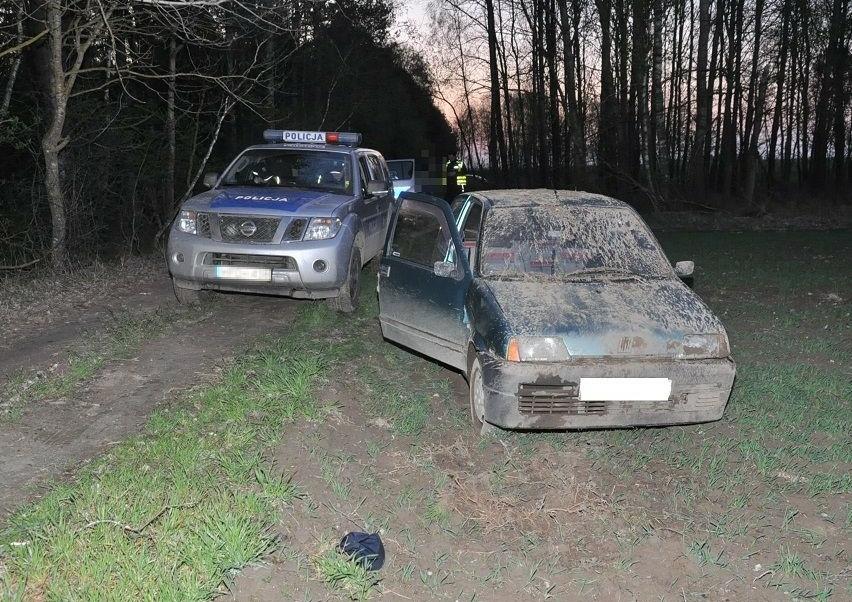 Policyjny pościg za Fiatem Cinquecento zakończył się powodzeniem