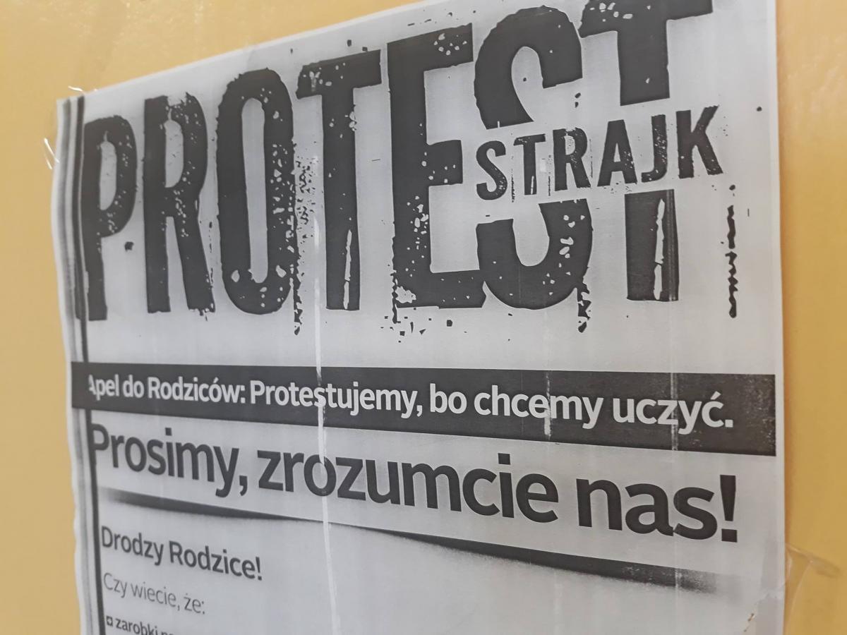 Strajk nauczycieli: "Prosimy, zrozumcie nas"