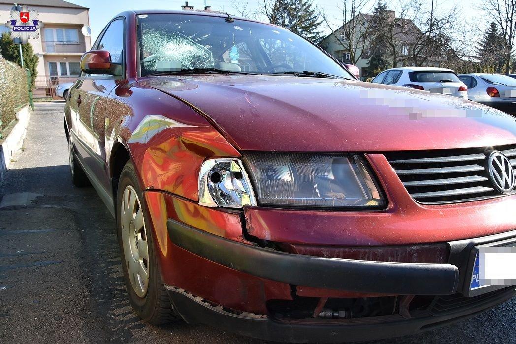 Nie ustąpiła pierwszeństwa motorowerzyście