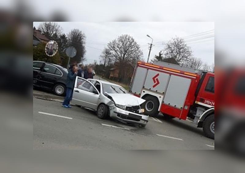 Wymuszenie pierwszeństwa skończyło się kraksą