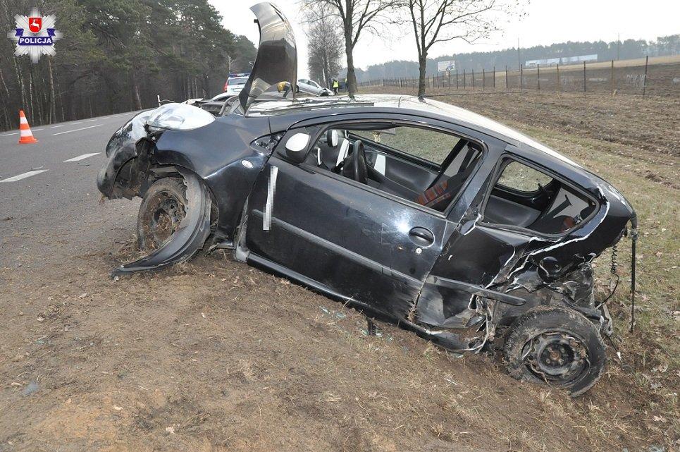 Jechał za blisko. Uderzył w tył Citroena
