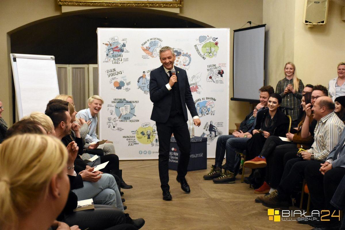 "Burza Mózgów" z Robertem Biedroniem w Białej Podlaskiej