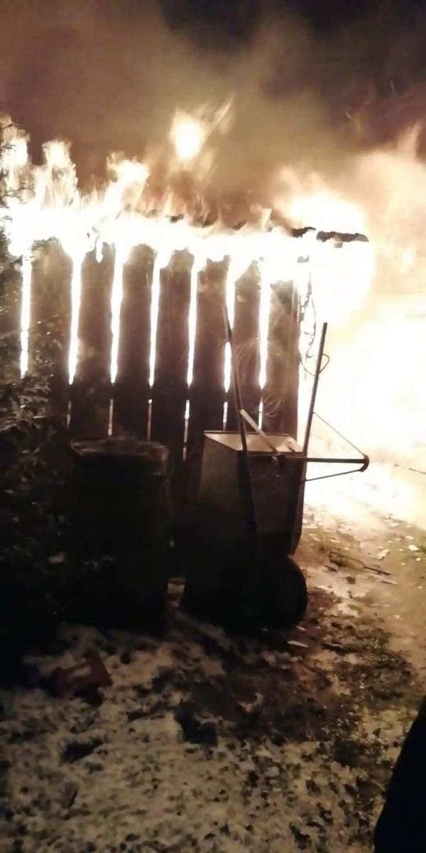 Budynek płonął jak pochodnia w wigilijną noc