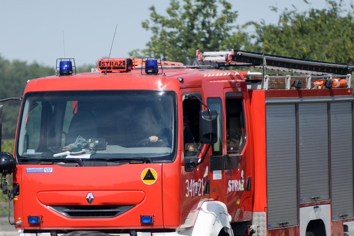 Pojechali do pożaru domu. Dymiło się z wiadra