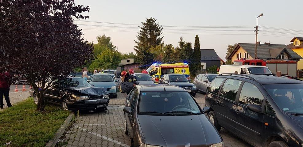 Wymusił pierwszeństwo i doprowadził do stłuczki