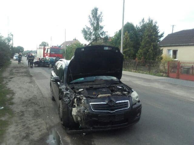 Zderzyły się dwie osobówki