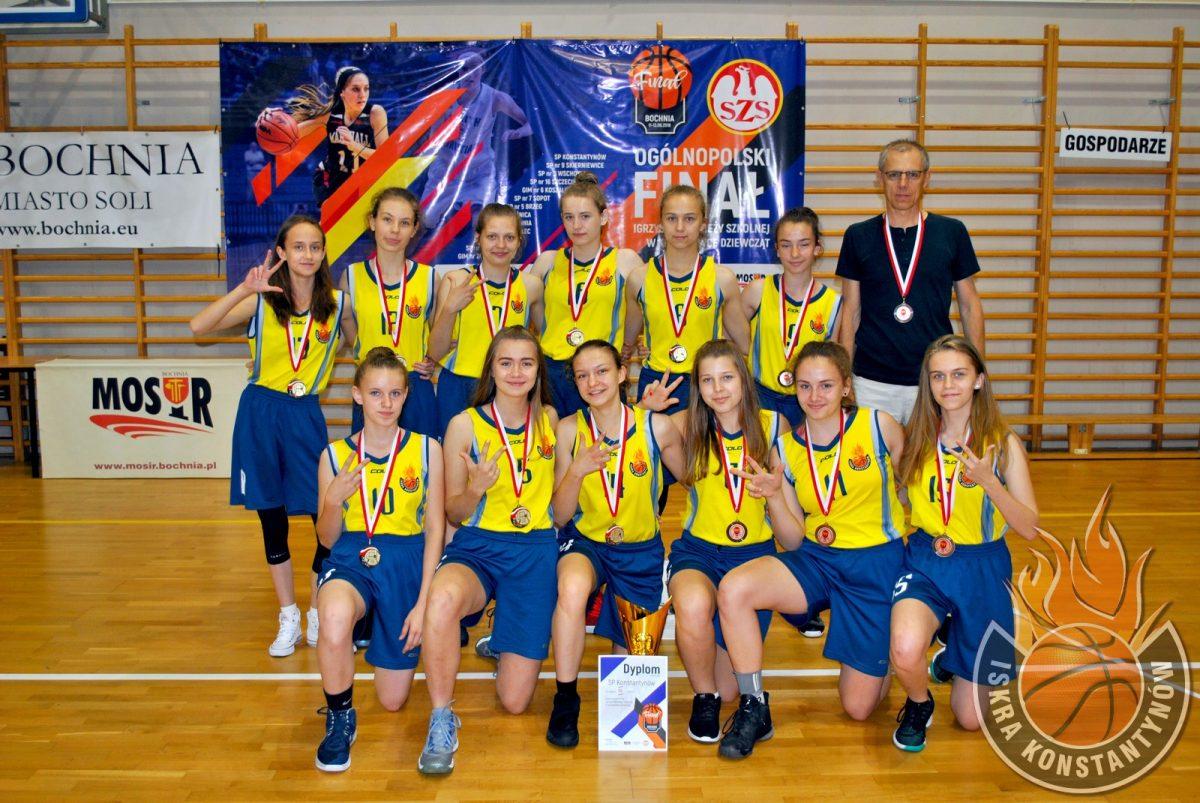Koszykarki z Konstantynowa na podium finału ogólnopolskiego