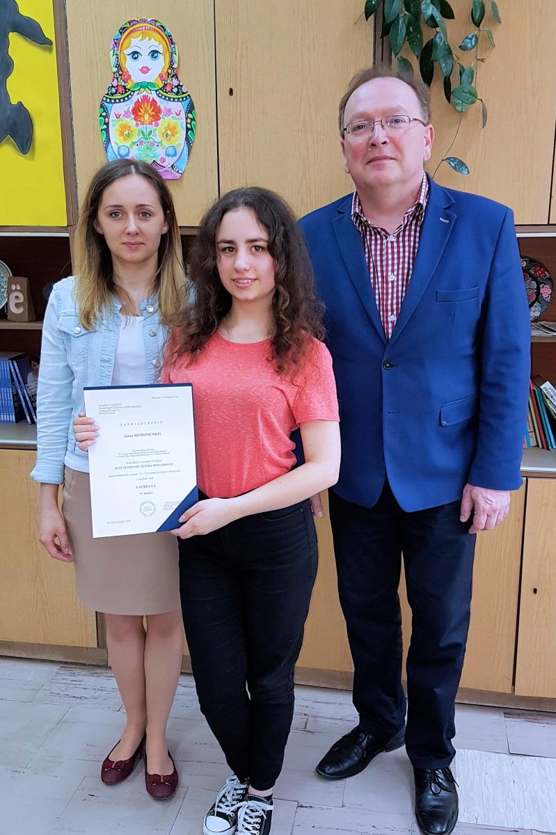 Uczennica ze "Staszica" laureatką Olimpiady