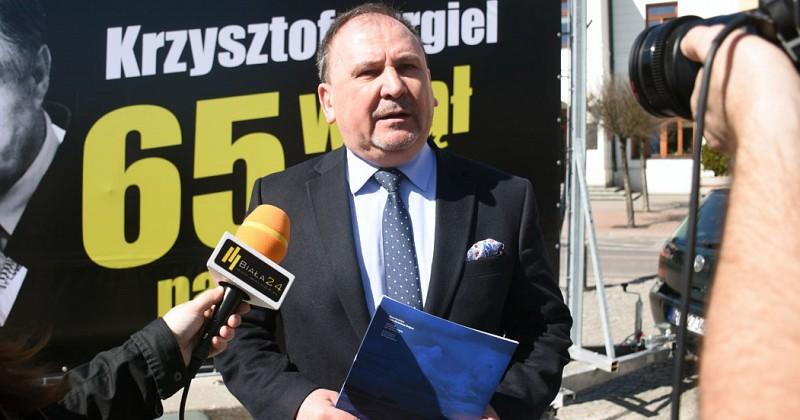 „Konwój wstydu”: minister Jurgiel przyjechał do Białej Podlaskiej