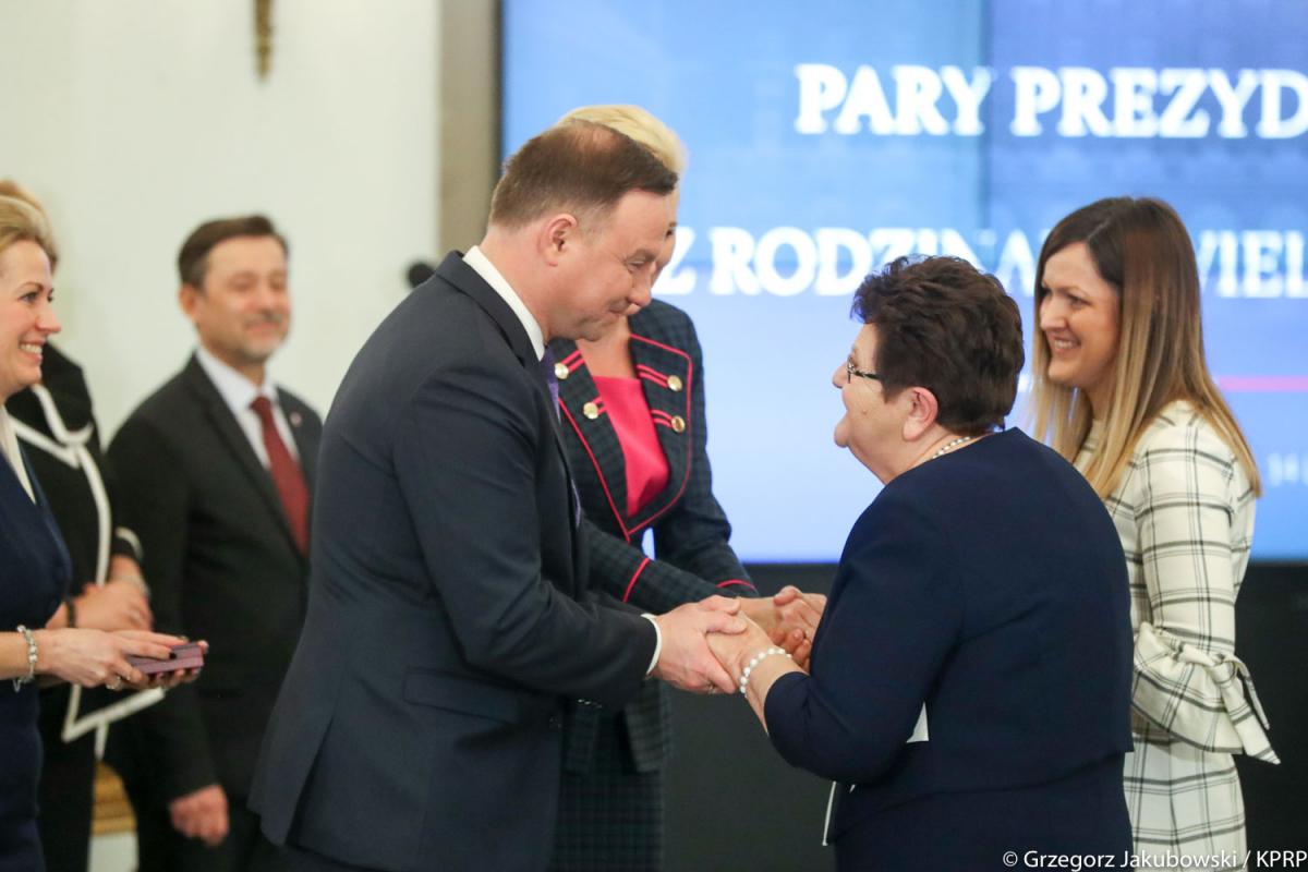 Aktywna mama otrzymała odznaczenie od prezydenta