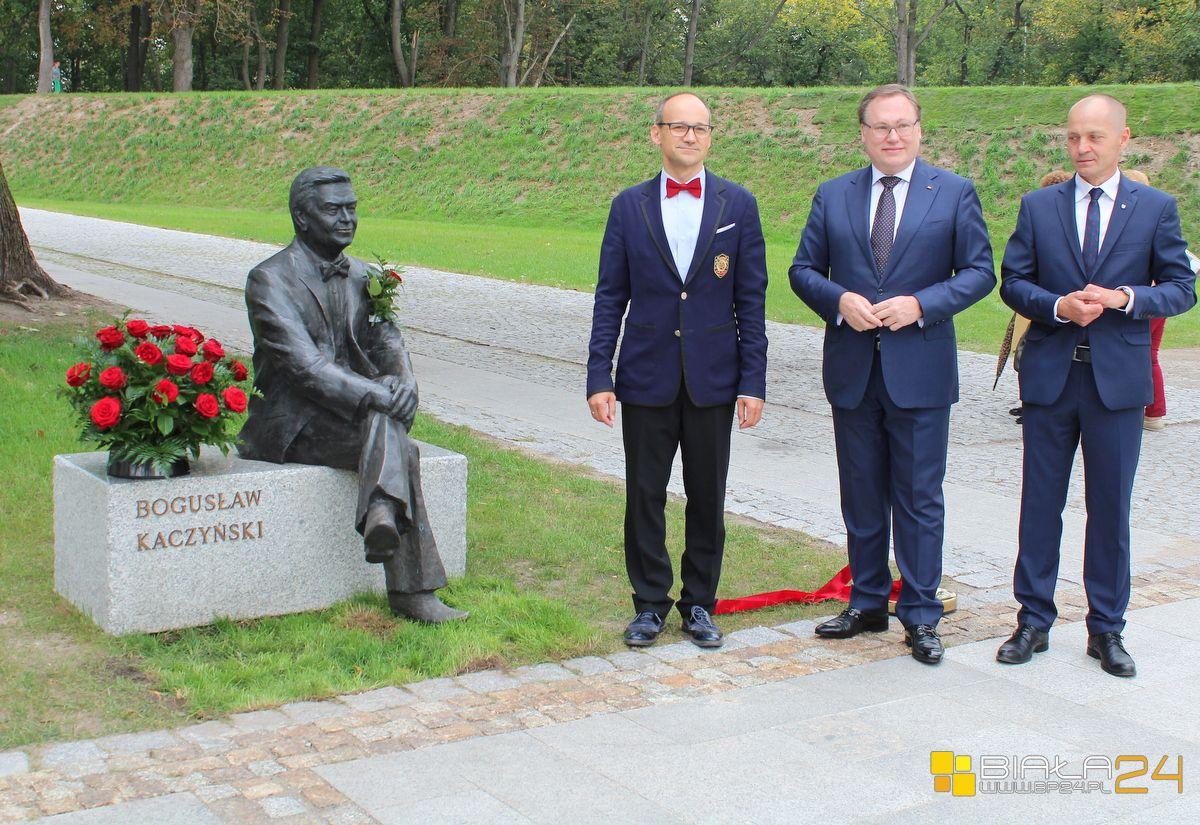 Odsłonięcie ławeczki Bogusława Kaczyńskiego