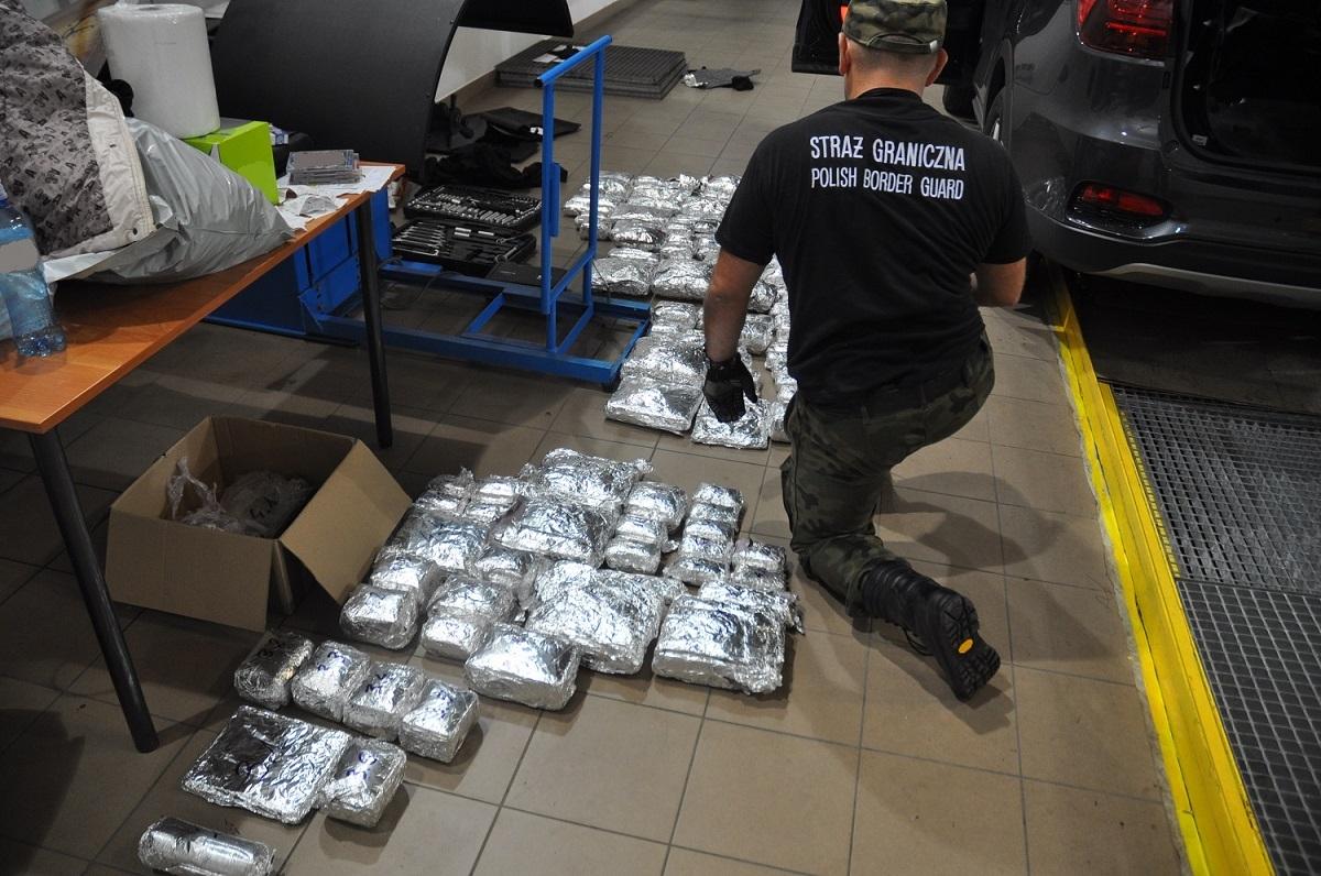Na granicy zatrzymano narkotyki o wartości ponad 4,3 mln zł