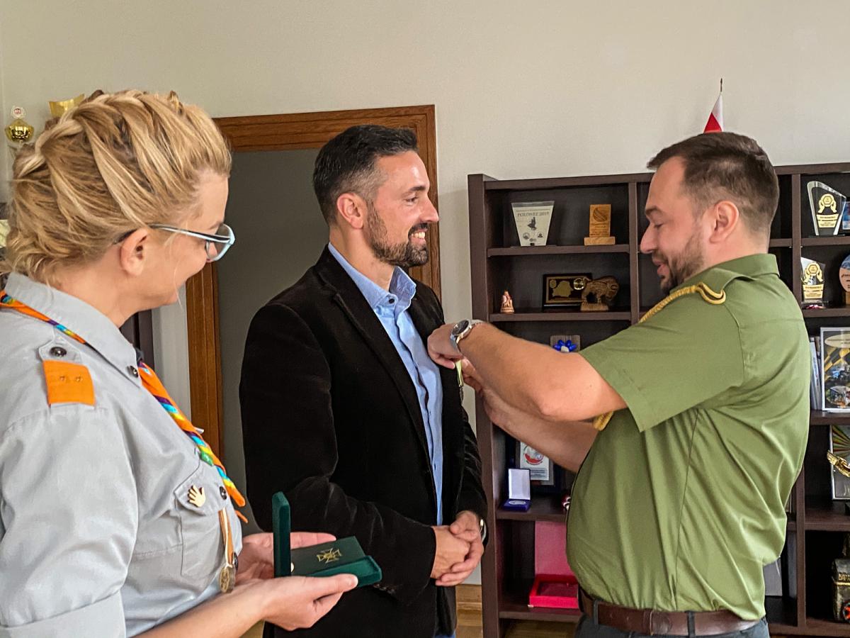 Harcerze wrócili do miasta. Nagrodzili prezydenta
