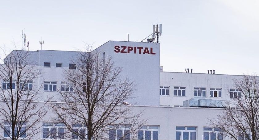 Obłożenie łóżek na oddziałach covidowych w szpitalu w Białej Podlaskiej