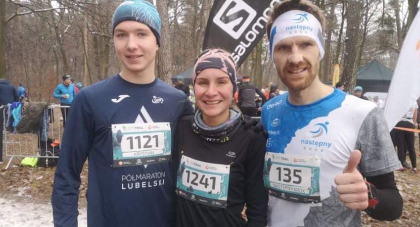 Zawodnicy z AWF Biała Podlaska na czele drugiego biegu z cyklu City Trail w Lublinie