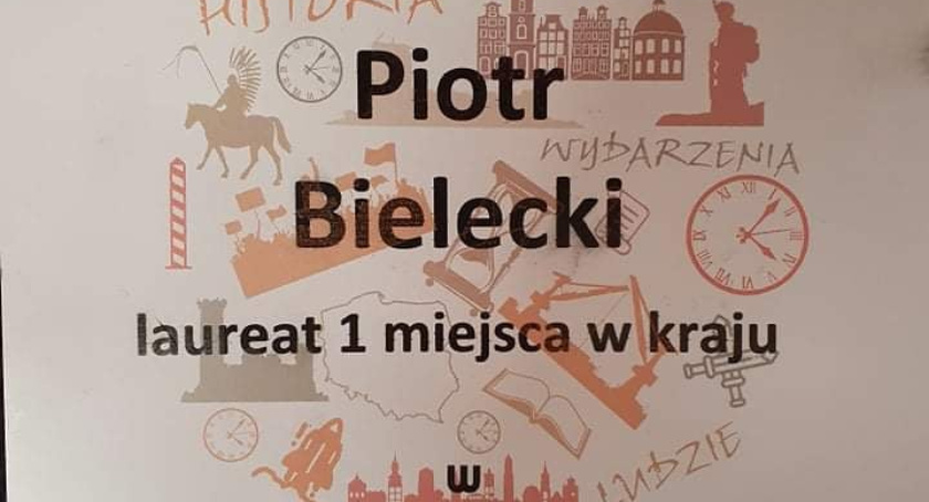 Wielki sukces ucznia z Piszczaca. Zajął pierwsze miejsce w kraju 