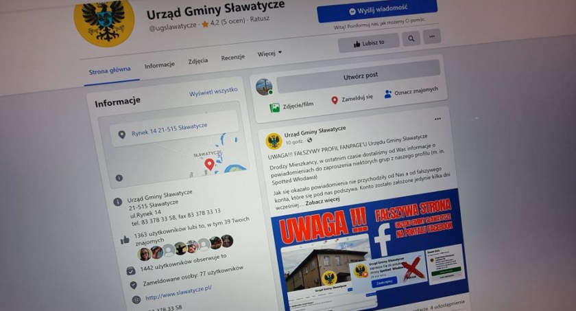 W Sławatyczach ktoś zaczął podszywać się pod urząd gminy 