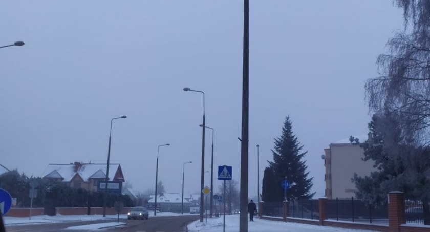 Drogi wojewódzkie są śliskie na terenie Białej Podlaskiej i powiatu bialskiego