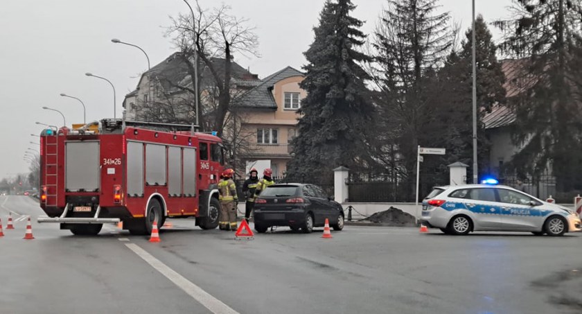 Stłuczka w centrum Białej Podlaskiej. Są utrudnienia