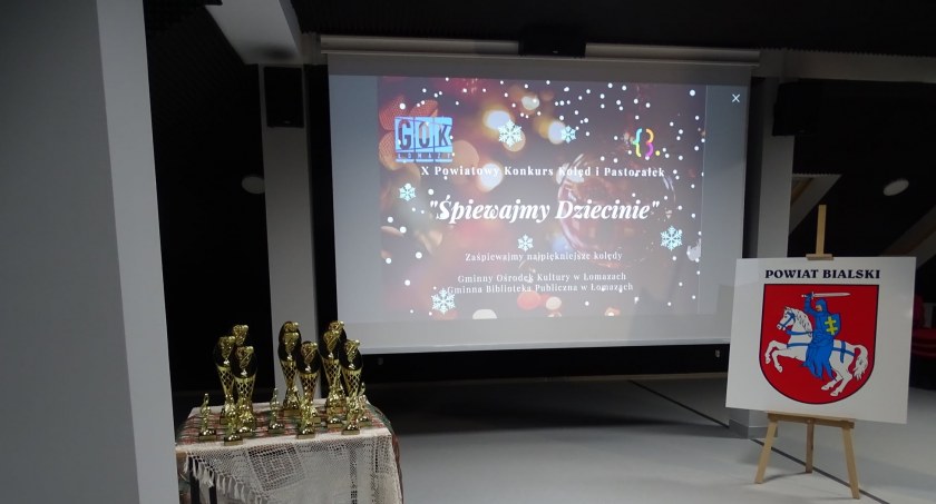 Konkurs kolęd w Gminnym Ośrodku Kultury w Łomazach 