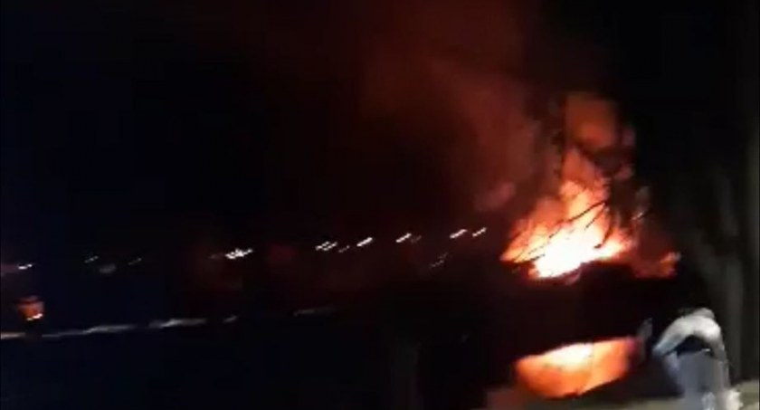 Pożar działek przy alei Jana Pawła II w Białej Podlaskiej. To mogło być podpalenie