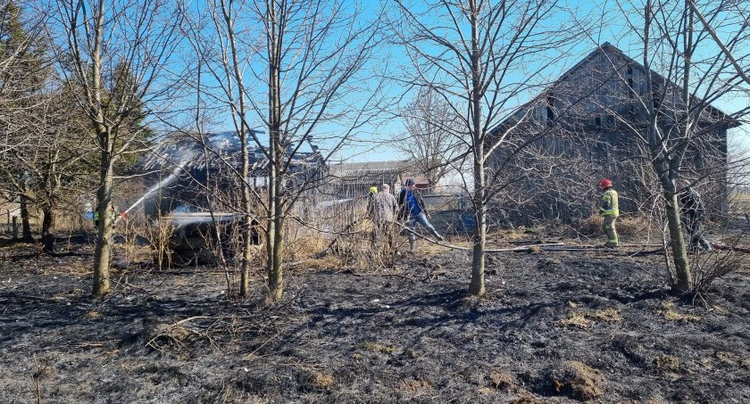 Prawie 30 pożarów w ostatnich dniach. Wypalanie traw jest karane