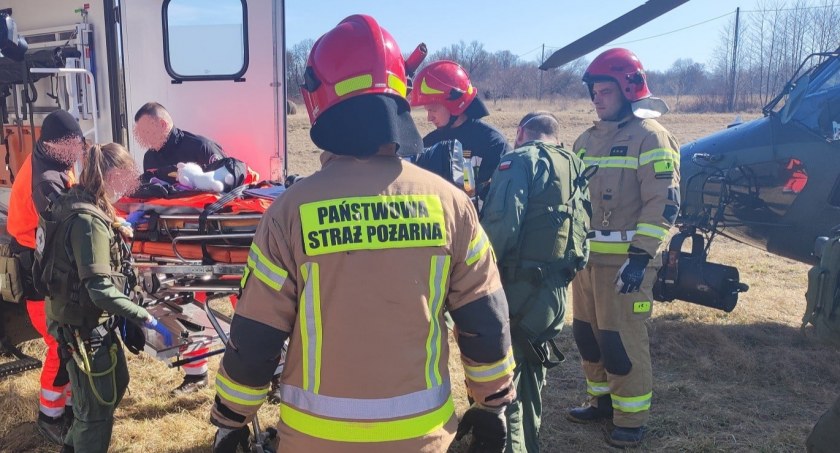 Gmina Terespol: Helikopterem ratowano ukraińską dziewczynkę. Została przywieziona z Białorusi